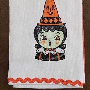 Johanna Parker - Carnival Cottage - Halloween Witch Kitchen Towels - NWT